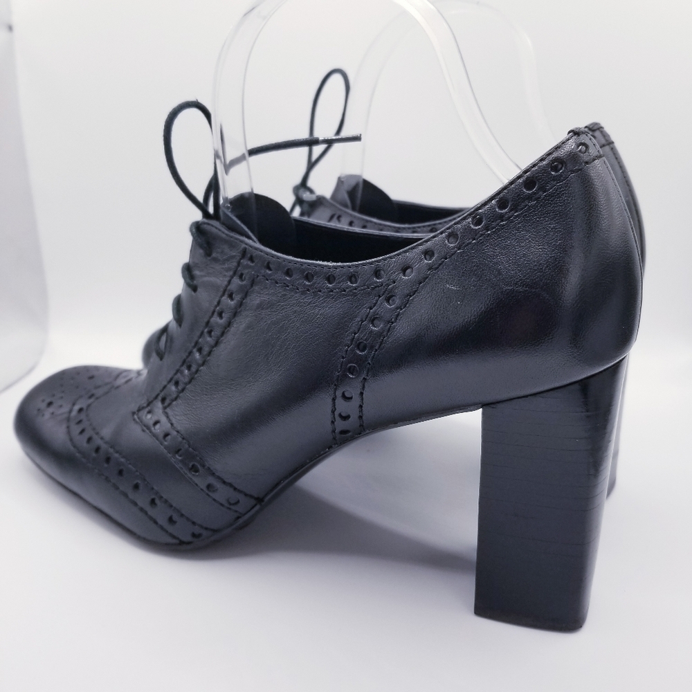 Franco Sarto Devote Black Block Heel Shoes 9.5 - Picture 5 of 13